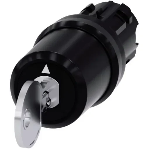 Siemens SIRIUS ACT 3SU10 3-position Key Switch Head, Momentary, 22mm Cutout - 3SU1000-5BP01-0AA0 product image