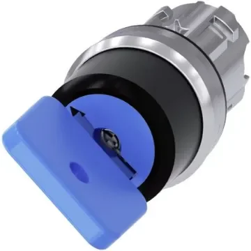 Siemens SIRIUS ACT 3SU10 2-position Key Switch Head, Latching, 22mm Cutout - 3SU1050-4GF21-0AA0 product image