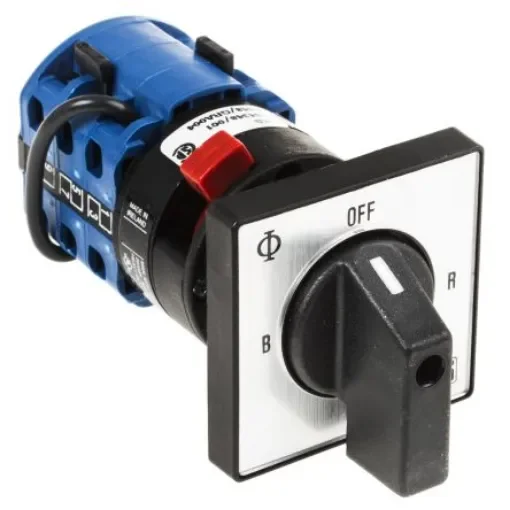 Kraus & Naimer, SP 4 Position 45° Ammeter Cam Switch, 20A - CA10.A048/GBA004.*FT2 product image