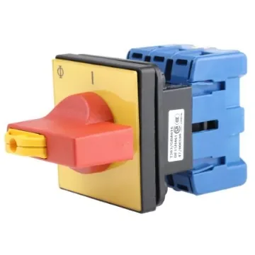 Kraus & Naimer 3P Pole Panel Mount Isolator Switch - 63A Maximum Current, 22kW Power Rating, IP65 - KG64.T203/GBA016.E product image