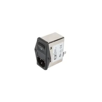 XP Power 2A, 264 V ac Male Screw IEC Inlet Filter 2 Pole FGSMA02BFR, Faston 1 Fuse product image