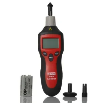 RS PRO Tachometer Best Accuracy ±0.05% + 1 digit - Contact, Non Contact LCD - 1938688 product image