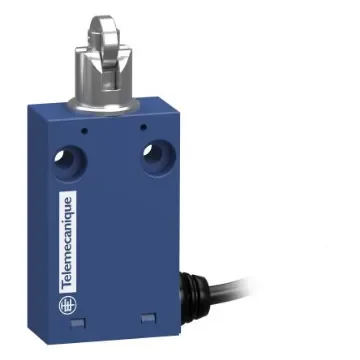 Telemecanique Sensors XCMH Series Roller Plunger Limit Switch, 1NO/1NC, IP66, IP67, 2P, Plastic Housing - XCMH2103L1 product image