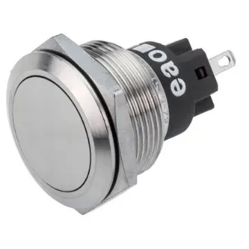 EAO 82 Series Push Button Switch, Momentary, Panel Mount, 22.3mm Cutout, SPDT, 240V, IP65, IP67 - 82-6651.1000 product image