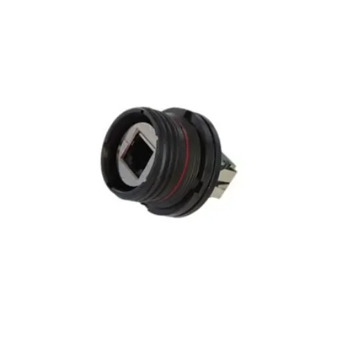 Amphenol Socapex RJFTV6 Series Female RJ45 Connector, Jam Nut, Cat6 1 Port 8 -Way - RJFTV67A1ZNF312 product image