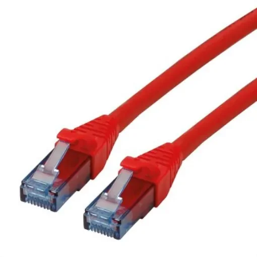 Roline, 10m Cat6a, Red RJ45 to Male RJ45 Male, U/UTP Unshielded, Terminated LSZH Sheath - 21.15.2717-40 product image