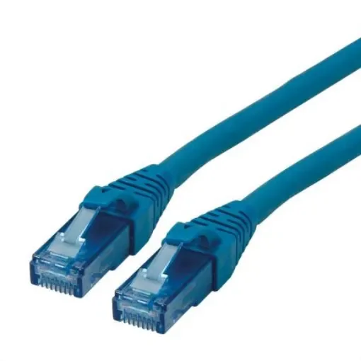 Roline, 10m Cat6a, Blue RJ45 to Male RJ45 Male, U/UTP Unshielded, Terminated LSZH Sheath - 21.15.2747-40 product image