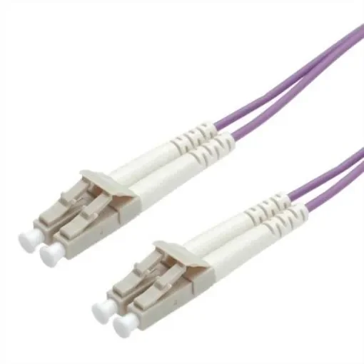Roline LC to LC Duplex OM4 Fibre Optic Cable, 50/125µm, Violet, 10m - 21.15.8758-10 product image