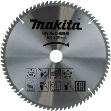 Makita Circular Saw Blade, Pack of 1 - D-65648 product image