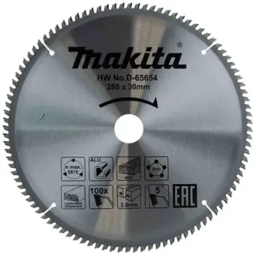 Makita Circular Saw Blade, Pack of 1 - D-65654 product image