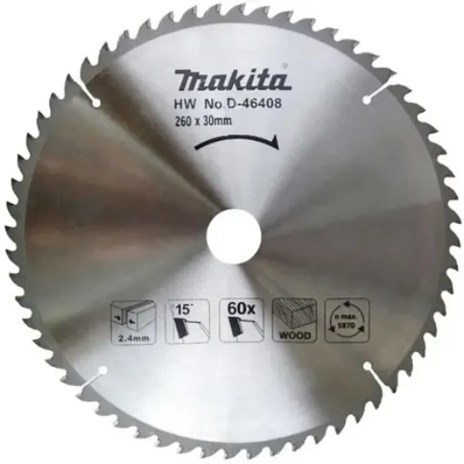 Makita Circular Saw Blade, Pack of 1 - D-46408 product image
