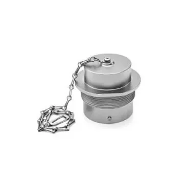 Amphenol Industrial Duramate AHDM Circular Connector Dust Cap, Shell Size 24 IP67 Rated, with Nickel Finish, Aluminium - AHDC34-24 product image