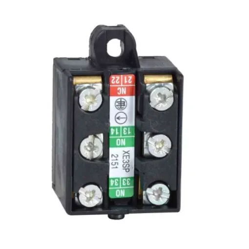 Telemecanique Sensors Limit Switch Contact Block, XE3S, 1NC, 2NO - XE3SP2151 product image