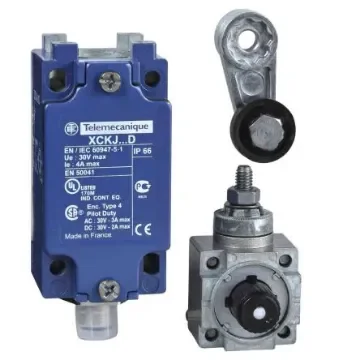 Telemecanique Sensors XCKJ Series Roller Lever Limit Switch, 1NC/1NO, IP66, DPST, Zamak Zinc Alloy Housing, 50V ac Max, - XCKJ10513D product image