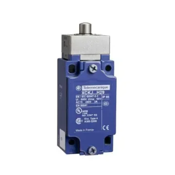 Telemecanique Sensors XCKJ Series Plunger Limit Switch, 1NC/1NO, IP66, DPST, Zamak Zinc Alloy Housing, 240V ac Max, 3A - XCKJ161H29 product image