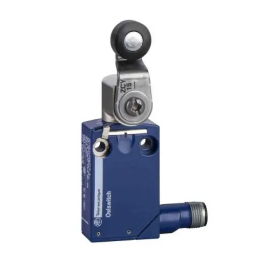 Telemecanique Sensors XCMD Series Roller Lever Limit Switch, 1NC/1NO, IP66, IP67, IP68, DPST, Zamak Zinc Alloy Housing, - XCMD2115C12 product image