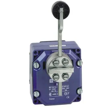 Telemecanique Sensors XCR Series Roller Lever Limit Switch, 2NO/2NC, IP54, DPST, Zinc Alloy Housing, 240V ac Max, 3A Max - XCRA12 product image