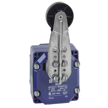 Telemecanique Sensors XCR Series Roller Lever Limit Switch, 2NO/2NC, IP54, DPST, Zinc Alloy Housing, 240V ac Max, 3A Max - XCRB15 product image