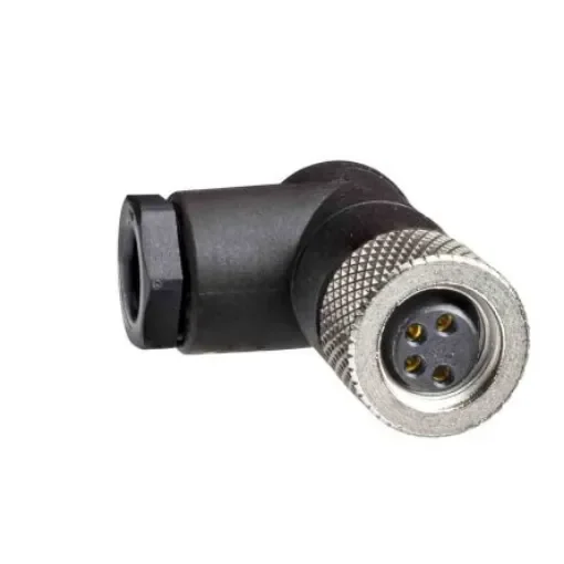 Telemecanique Sensors Circular Connector, 4 Contacts, Cable Mount, M8 Connector, Socket, Female, IP67, XZCC Series - XZCC8FCM40S product image