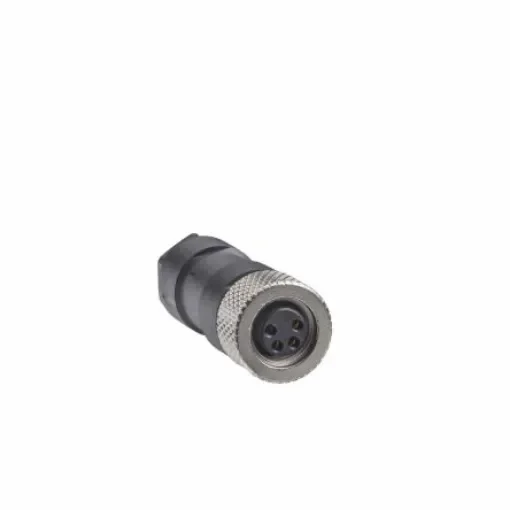 Telemecanique Sensors Circular Connector, 4 Contacts, Cable Mount, M8 Connector, Socket, Female, IP67, XZCC Series - XZCC8FDM40V product image