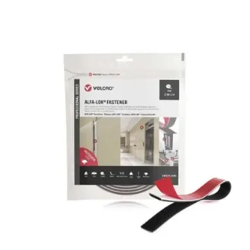 VELCRO® Black Hook & Loop Tape, 25mm x 5m - VEL-PS20028 product image