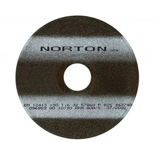 Norton Aluminium Oxide Cutting Disc, 180mm x 1.6mm Thick, P60 Grit, 1 in pack - 66253056376 product image