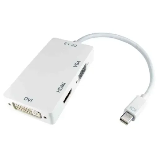 RS PRO HDMI Adapter, Female HDMI, DVI, VGA to Male Mini DisplayPort - 1954281 product image