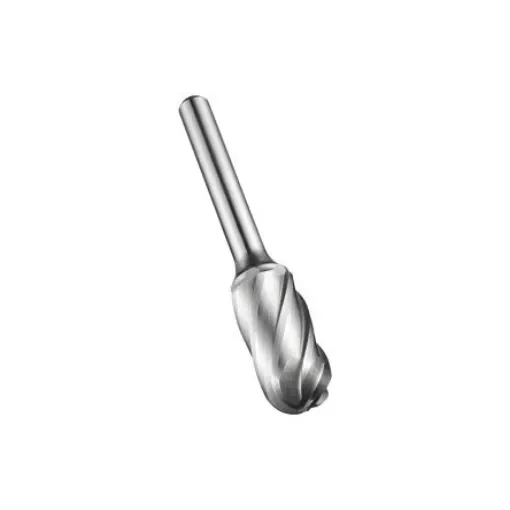 Dormer Ball Nosed Cylinder Burr, 9.6mm Capacity, Carbide Blade - P8359.6X6.0 product image