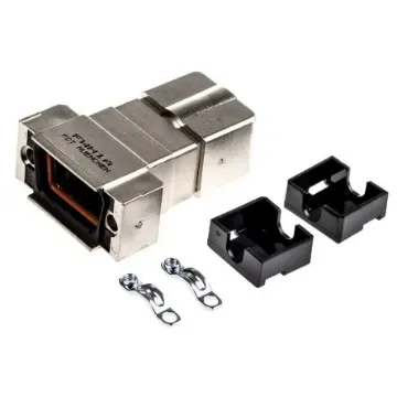FCT from Molex FWH Series ABS D Sub Backshell, 9 Way, Strain Relief - FWH1A / 1731100248 product image