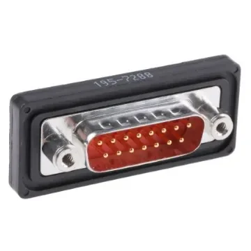 FCT from Molex FWD 15 Way Panel Mount D-sub Connector Plug - FWDF15P / 1731100022 product image