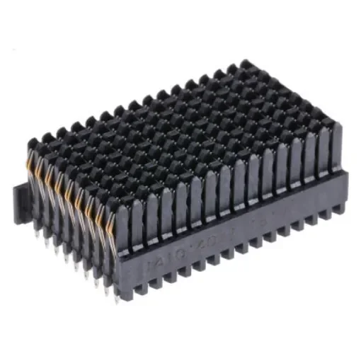 TE Connectivity, MULTIGIG RT 2 1.8mm Pitch VITA 46 Centre Backplane Connector, Female, Straight, 16 Column, 9 Row, 144 - 1410140-1 product image