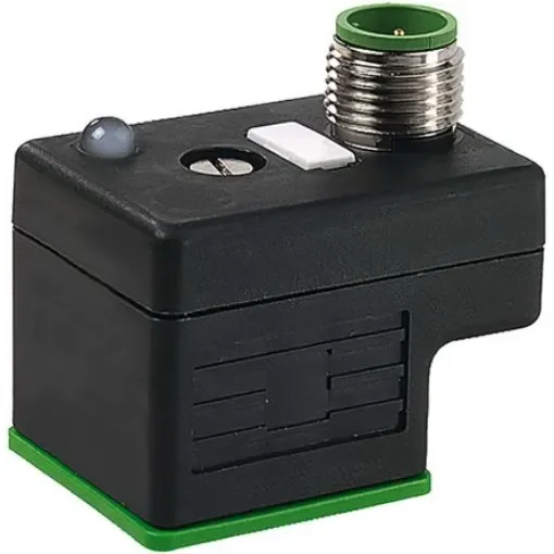 Murrelektronik Limited 3P DIN 43650 A, Female DIN 43650 Solenoid Connector,  with Indicator Light, 24 V Voltage - 7000-41301-0000000 product image