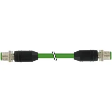 Murrelektronik Limited Straight Male 4 way M12 to Straight Male 4 way M12 Communication Cable, 300mm - 7000-44511-7960030 product image