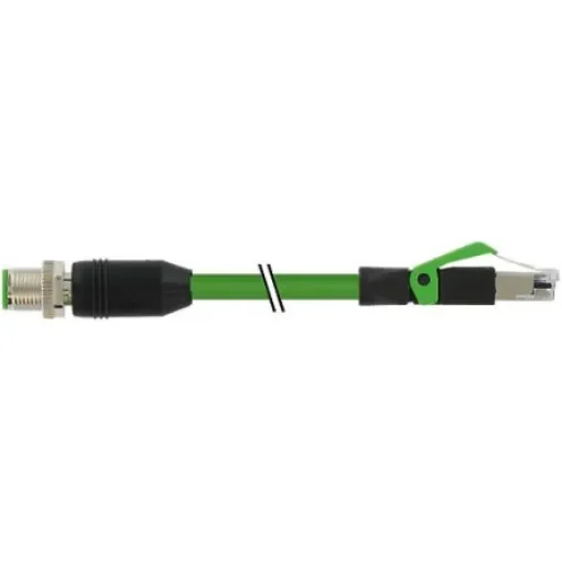 Murrelektronik LimitedD-Coded to RJ45, 3m Cat5, Green M12 to Male RJ45 Male Shielded, Terminated PUR Sheath - 7000-44711-7960300 product image
