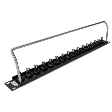 BNC 16 Port Loaded Rack Patch Panel, 1U Rack Height - 1960769 product image