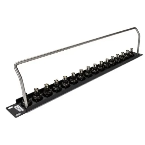 BNC 16 Port Loaded Rack Patch Panel, 1U Rack Height - 1960769 product image