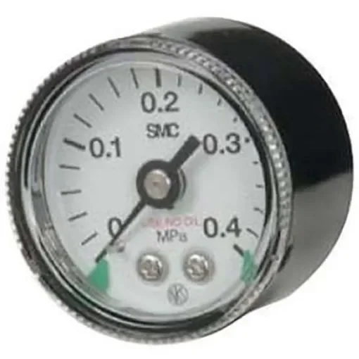 SMC Analogue Pressure Gauge 0.4MPa Back Entry 42mm Outside Diameter - G46-4-02-SRA product image