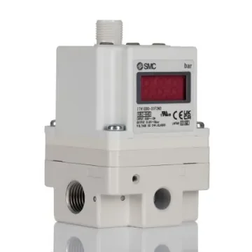 SMC G 1/4 Pneumatic Regulator - 0.005MPa to 0.5MPa, 1/4in, 1MPa max. input - ITV1030-31F2N3 product image