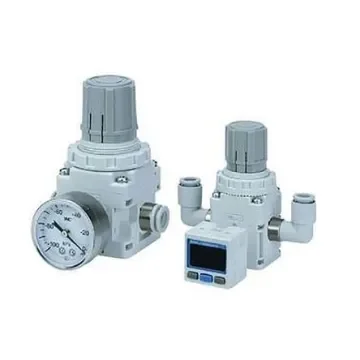SMC Pneumatic Regulator - -100kPa to -1.3kPa, 10mm, 100kPa max. input - IRV20-C10 product image