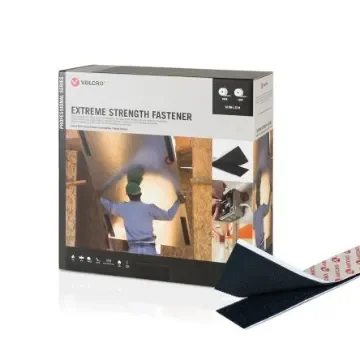 VELCRO® Black Hook & Loop Tape, 50mm x 25m - VEL-PS20011 product image