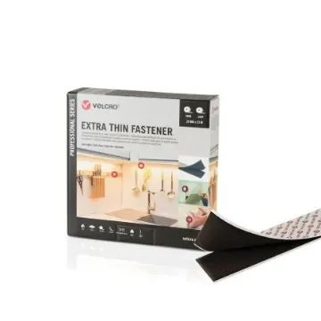 VELCRO® Black Hook & Loop Tape, 20mm x 25m - VEL-PS20016 product image