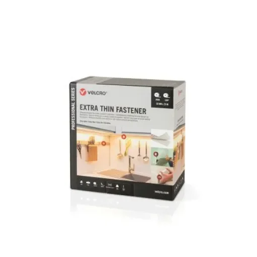 VELCRO® Black Hook & Loop Tape, 50mm x 25m - VEL-PS20014 product image