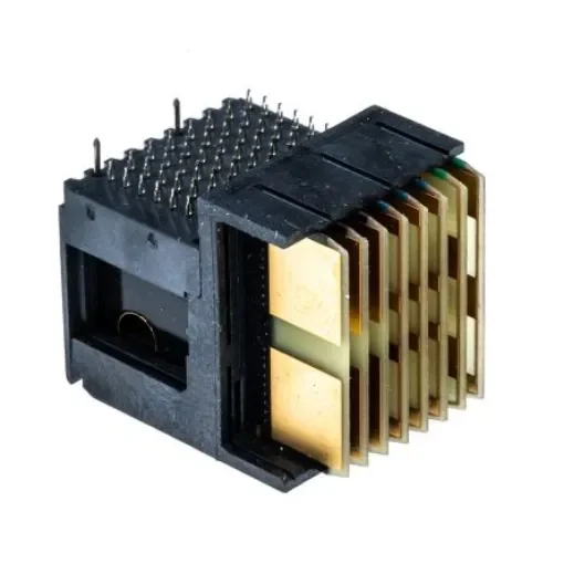 TE Connectivity, MULTIGIG RT 2 1.8mm Pitch VITA 46 Left Backplane Connector, Male, Right Angle, 8 Column, 7 Row, 56 Way - 1410189-3 product image