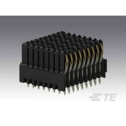 TE Connectivity, MULTIGIG RT 2-R 1.8mm Pitch High Speed Backplane Connector, Female, Vertical, 8 Column, 9 Row, 72 Way, - 2102735-1 product image