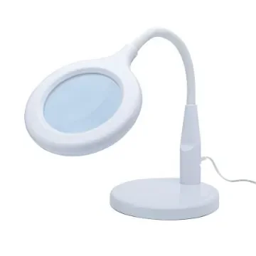 Shesto LC8080USB/UK LED Magnifier Lamp with LED Lamp, 3dioptre, 100mm Lens Dia., 100mm Lens product image