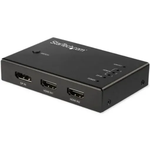StarTech.com 4 Port 4 Input 1 Output DisplayPort, HDMI 4096 x 2160 - VS421HDDP product image
