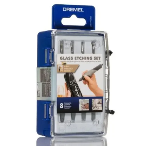 Dremel 8-Piece Glass Etching Set, for use with Dremel Tools - 2615C682JA product image