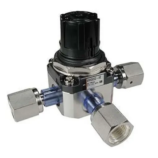 SMC R 3/8 Pneumatic Regulator - 0.05MPa to 0.7MPa, 3/8in, 1MPa max. input - SRH4110-03 product image