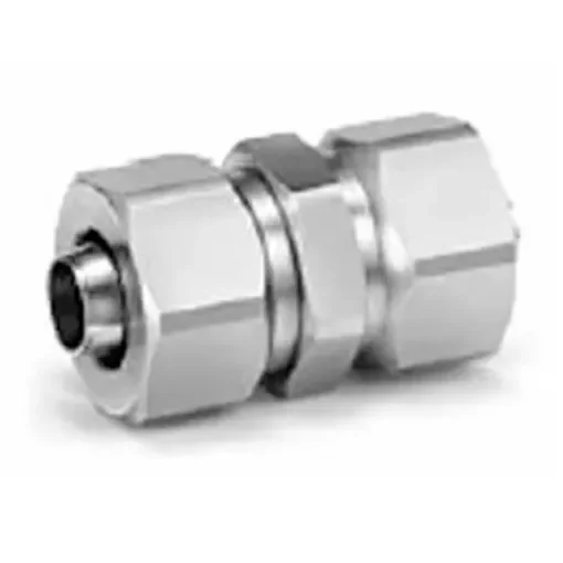 SMC KFG2 Series Straight Tube-to-Tube Adaptor, Push In 6 mm to Push In 6 mm, Tube-to-Tube Connection Style - KFG2H0604-00 product image