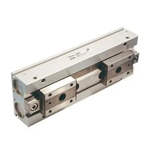 SMC 2 Finger Double Action Pneumatic Gripper, MHF2-12D1R, Low Profile Gripping Type product image